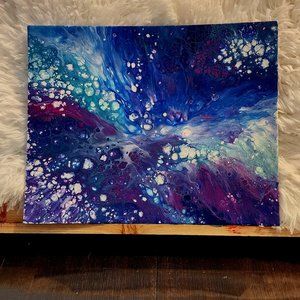 Acrylic Pouring Artwork